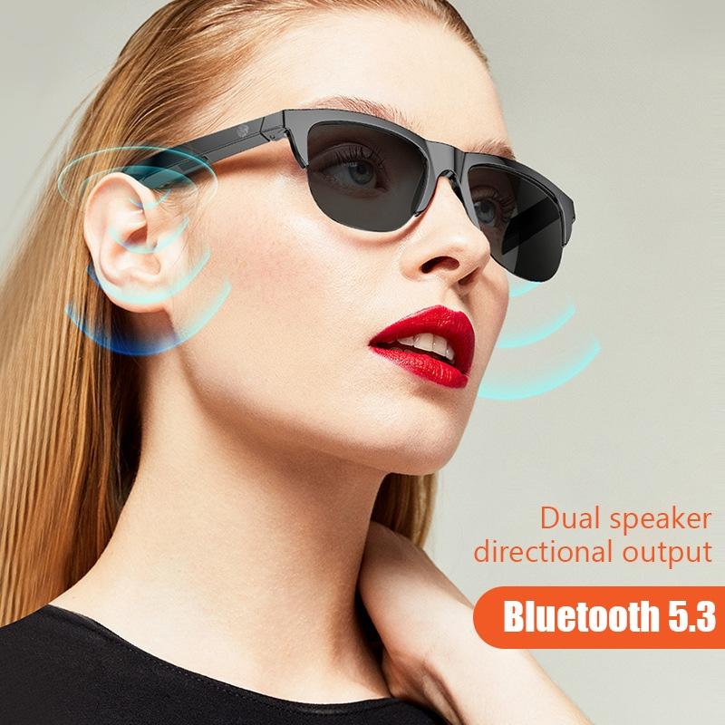 Bluetooth 5.3 Smart Sunglasses with Wireless Headset and Anti-glare Protection 6
