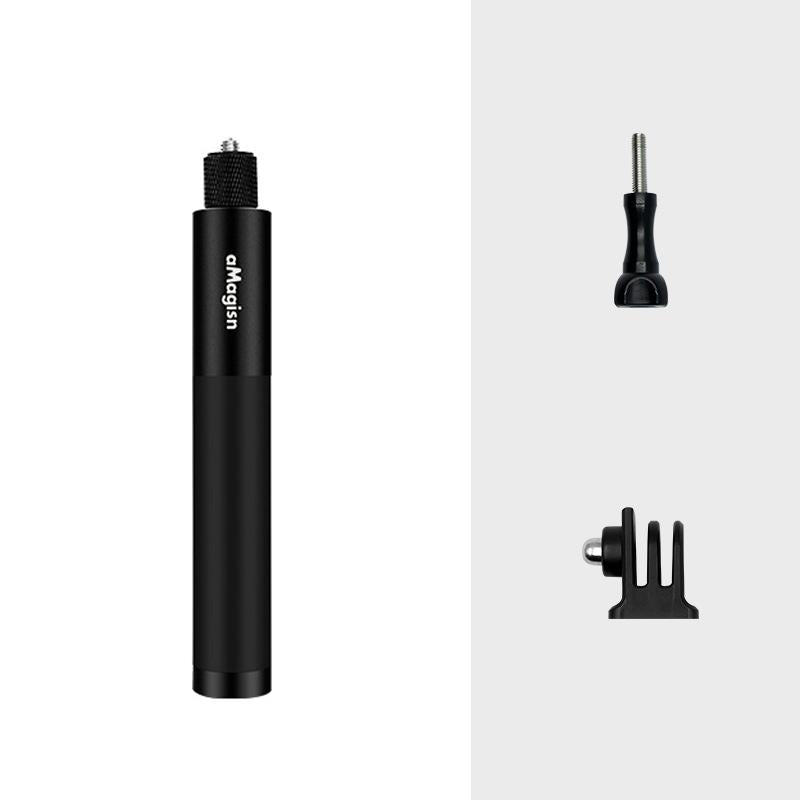 70cm Straight Pull Selfie Stick for Sports Cameras with 3 Jaw Screw - Rod+1/4 Turn 3 Jaw+Screw 11