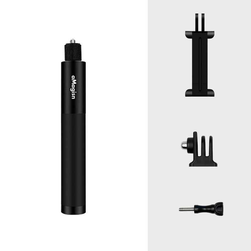 70cm Straight Pull Selfie Stick for Sports Cameras with 3 Jaw Screw - Rod+1/4 Turn 3 Jaw+Screw 13