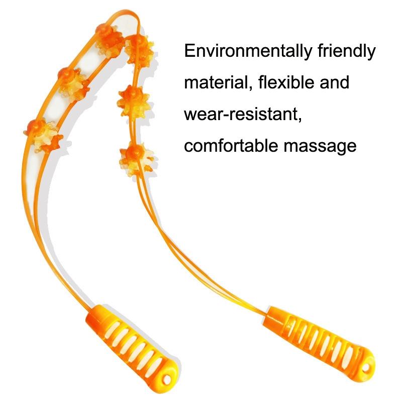 3-Wheel Manual Back Massager Green 4