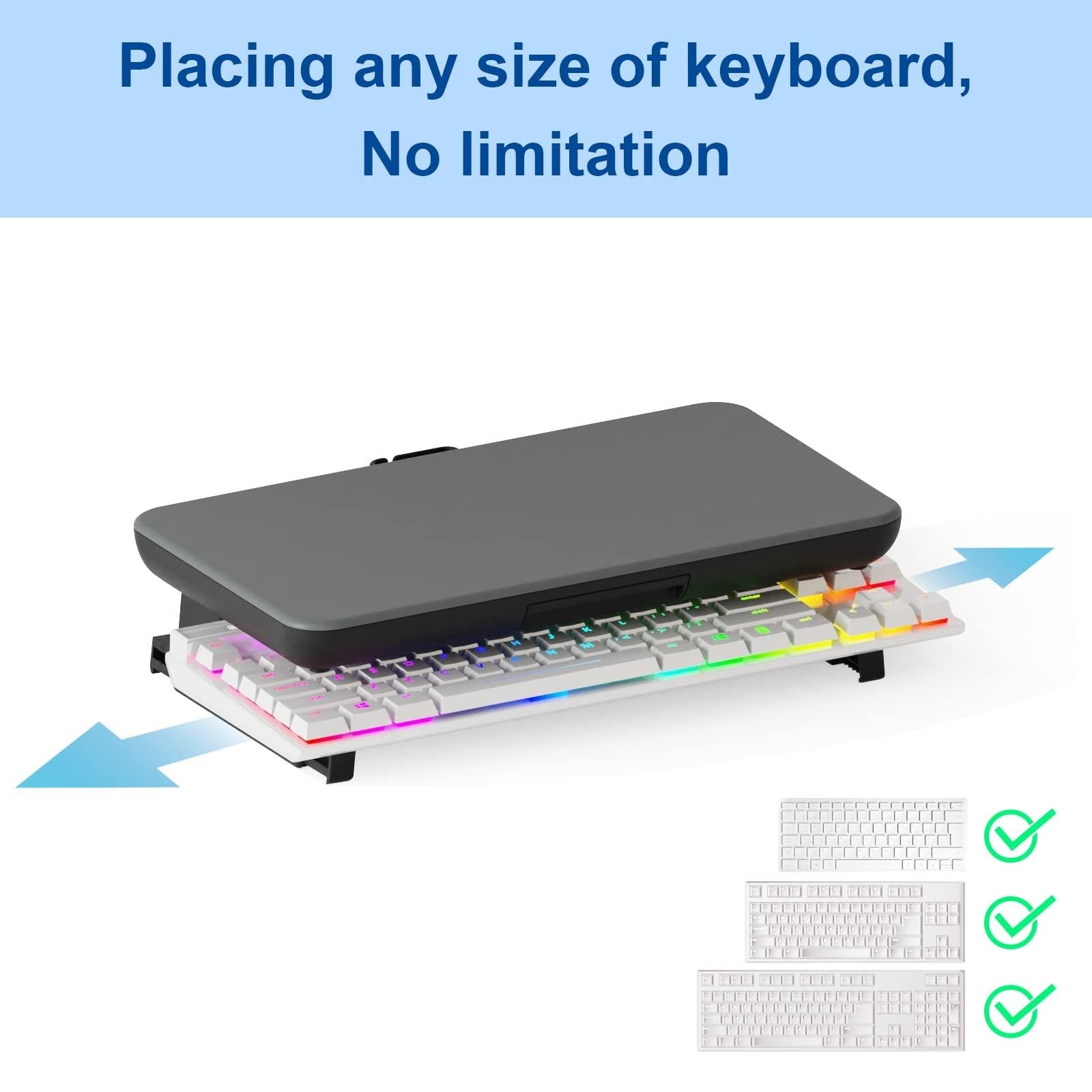 Adjustable Laptop Stand with Storage Drawer - Height Riser - Upgrade 4