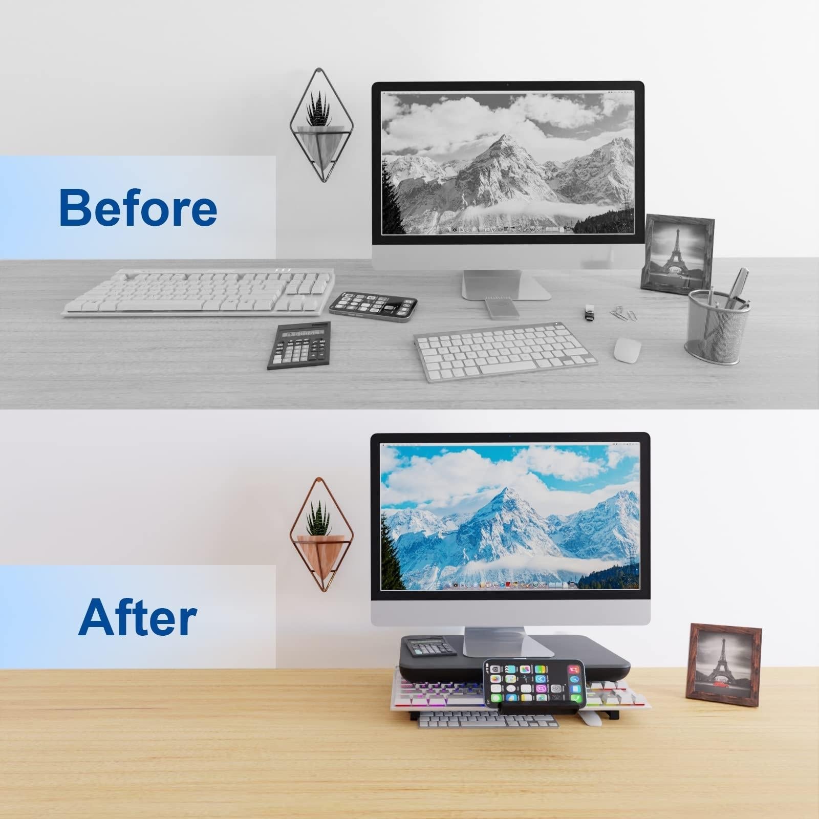 Adjustable Laptop Stand with Storage Drawer - Height Riser - Upgrade 9