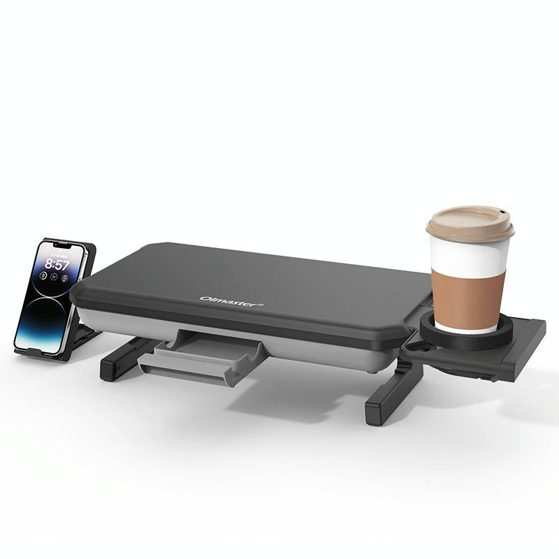 Adjustable Laptop Stand with Storage Drawer - Height Riser - Upgrade 13