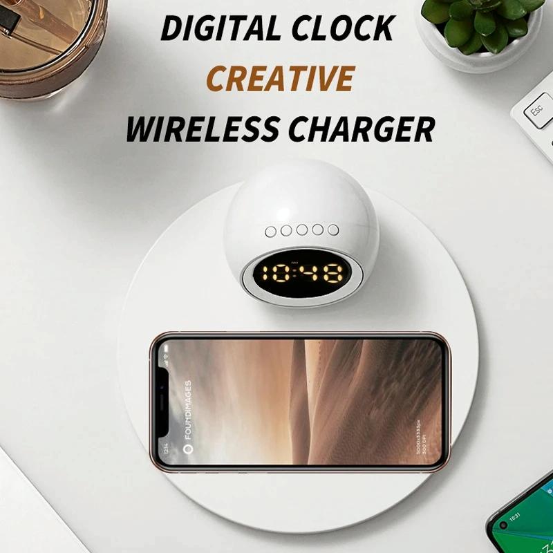 15W Rotatable Night Light Fast Charger Wheat - Wheat-Colour 3