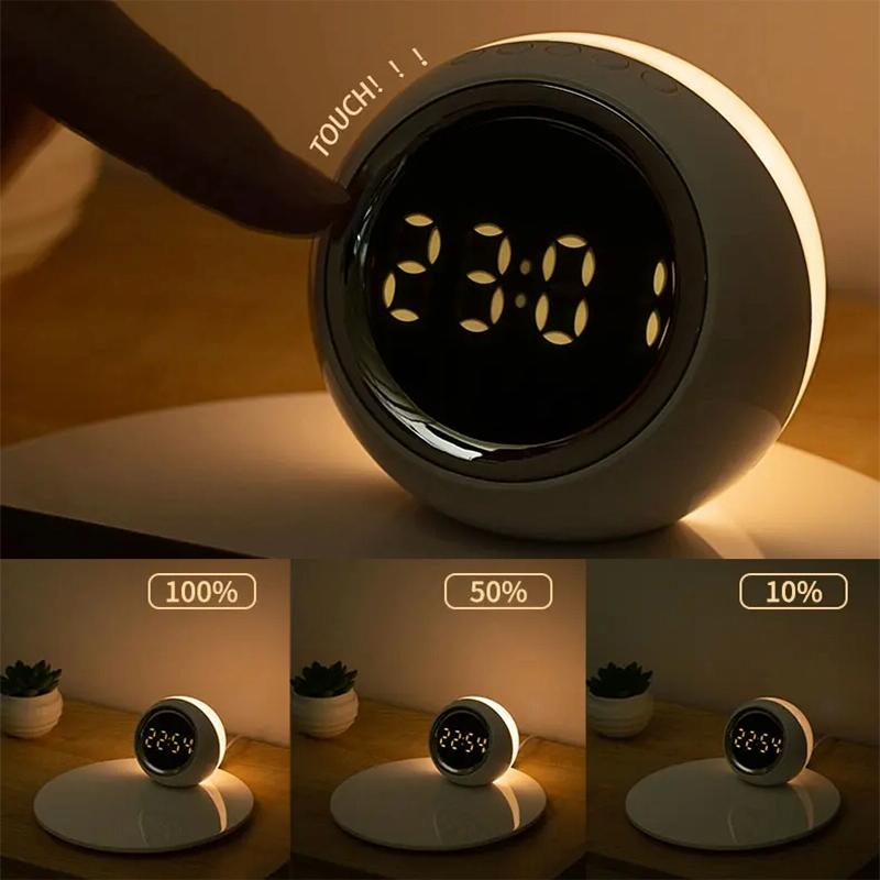 15W Rotatable Night Light Fast Charger Wheat - Wheat-Colour 8