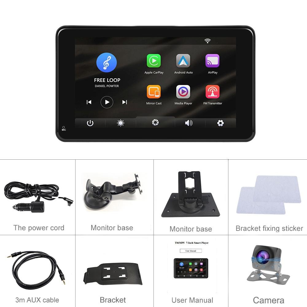 7 Inch Hd Smart Screen With Wireless Carplay & Android Auto + Camera 3