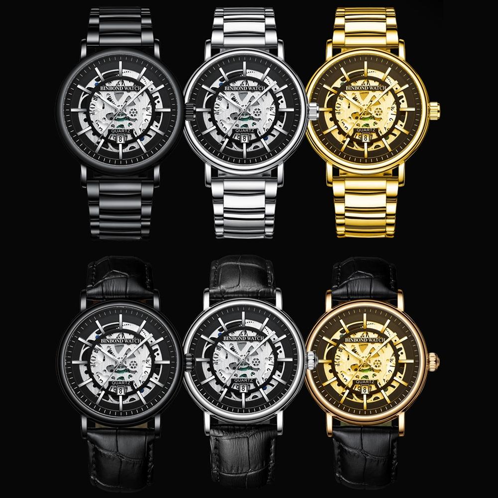 Waterproof Luminous Quartz Watch - Multifunctional 3