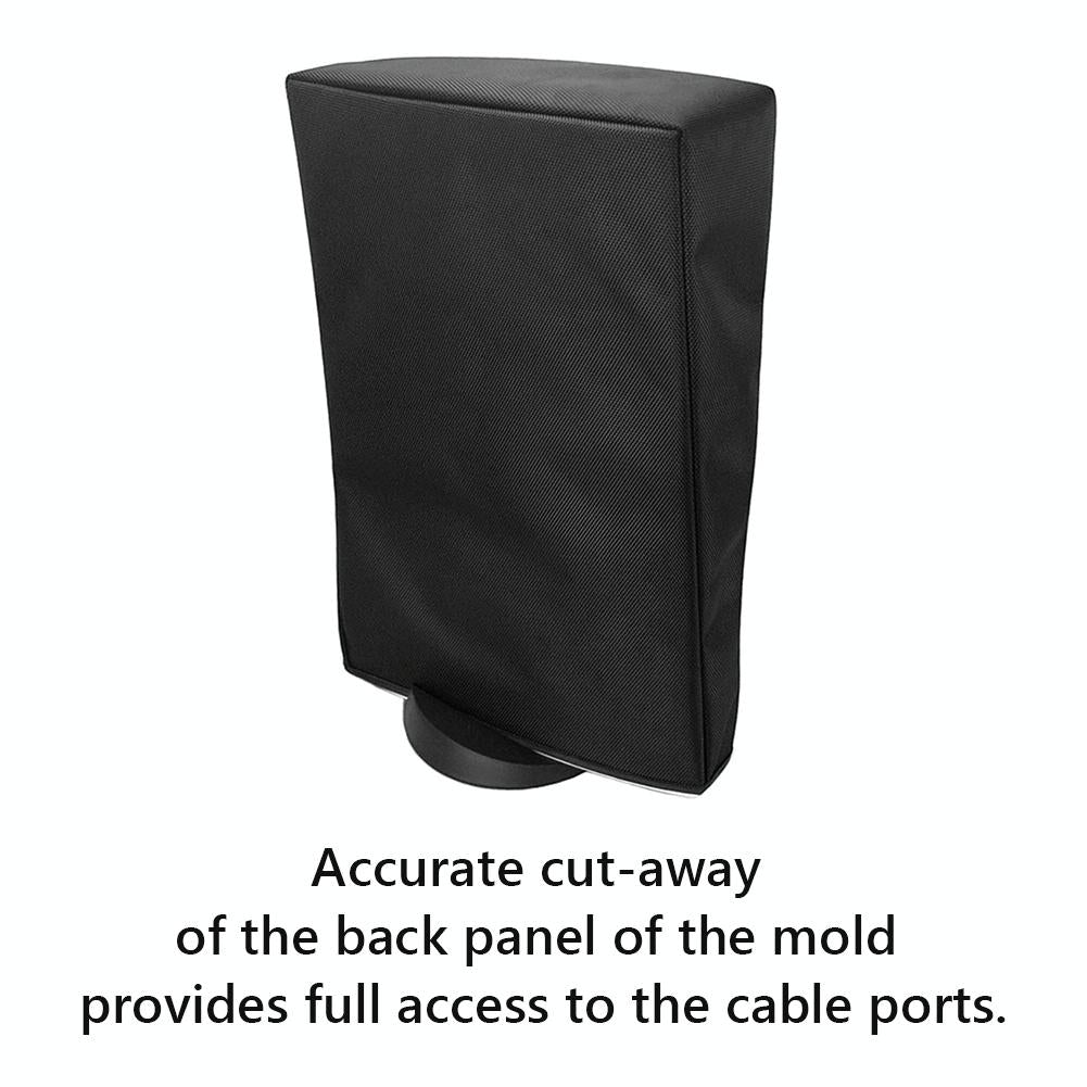Black Dust Cover for Ps5 Slim - Horizontal Disc & Digital - Vertical Black 5