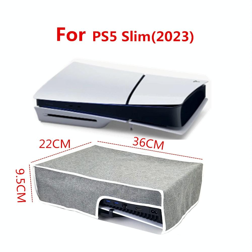 Black Dust Cover for Ps5 Slim - Horizontal Disc & Digital - Vertical Black 10