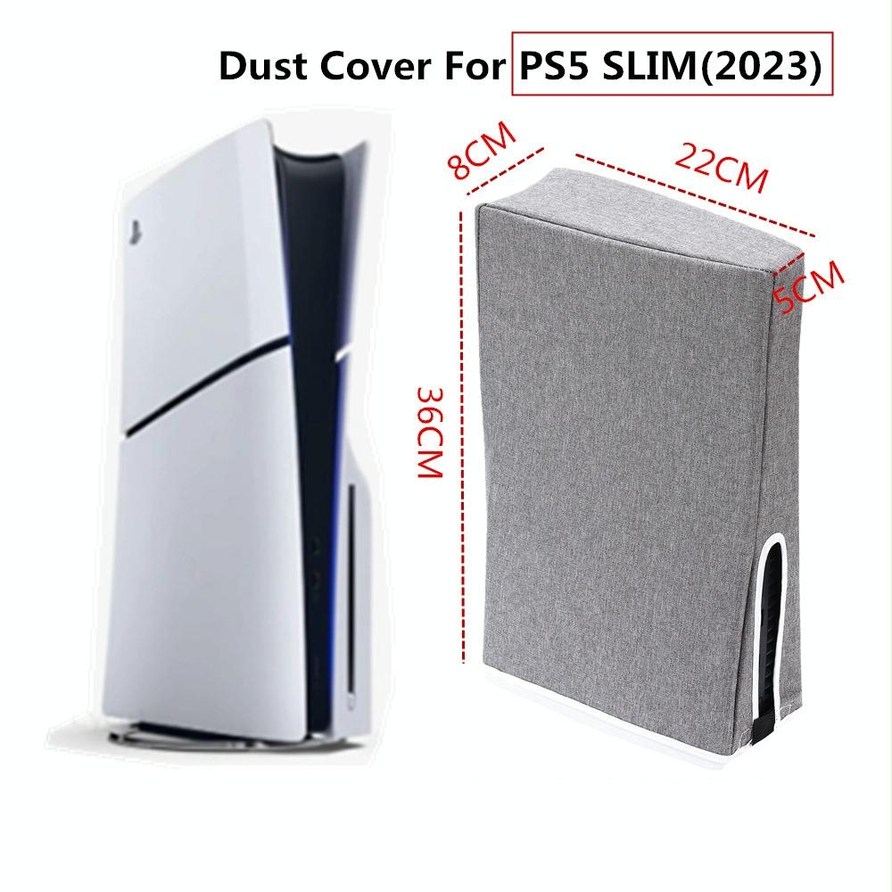 Black Dust Cover for Ps5 Slim - Horizontal Disc & Digital - Vertical Black 12