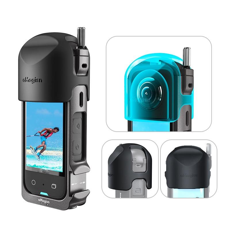 Amagisn Metal Rabbit Cage Protective Frame - Insta360 X3 - Only Cage 14