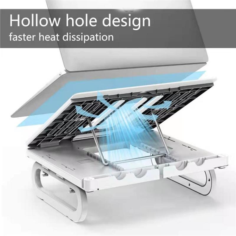 Adjustable Foldable Laptop Stand for Cooling and Ergonomic Lifting 7