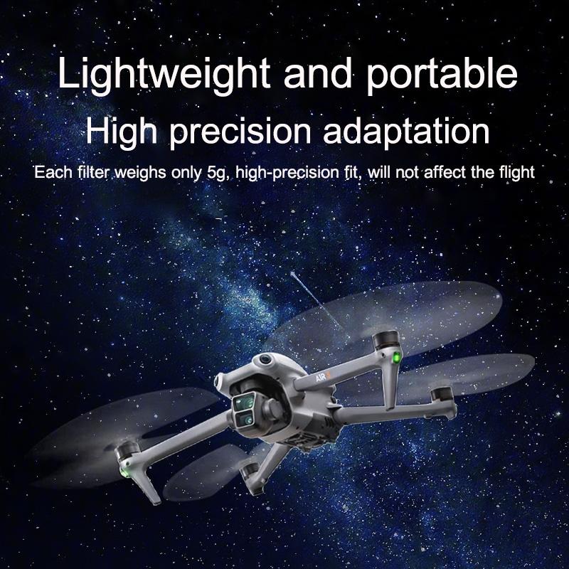 Versatile 4-in-1 Lens Filter for Dji Air 3 Drone - For Dji Air 3 4 In 1 Nd8/16/32/64 6