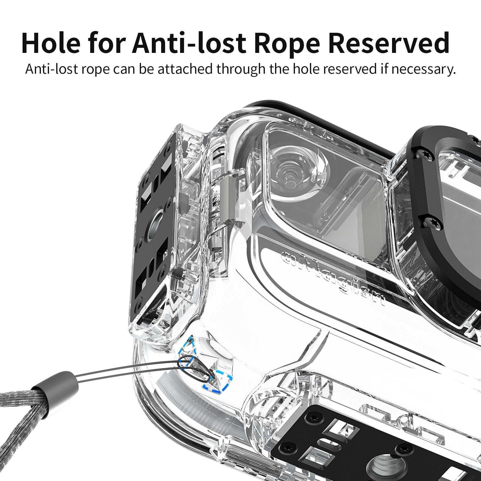 60m Waterproof Dive Shell for Magisn Camera - Horizontal & Vertical Shooting - For Insta360 Ace 5