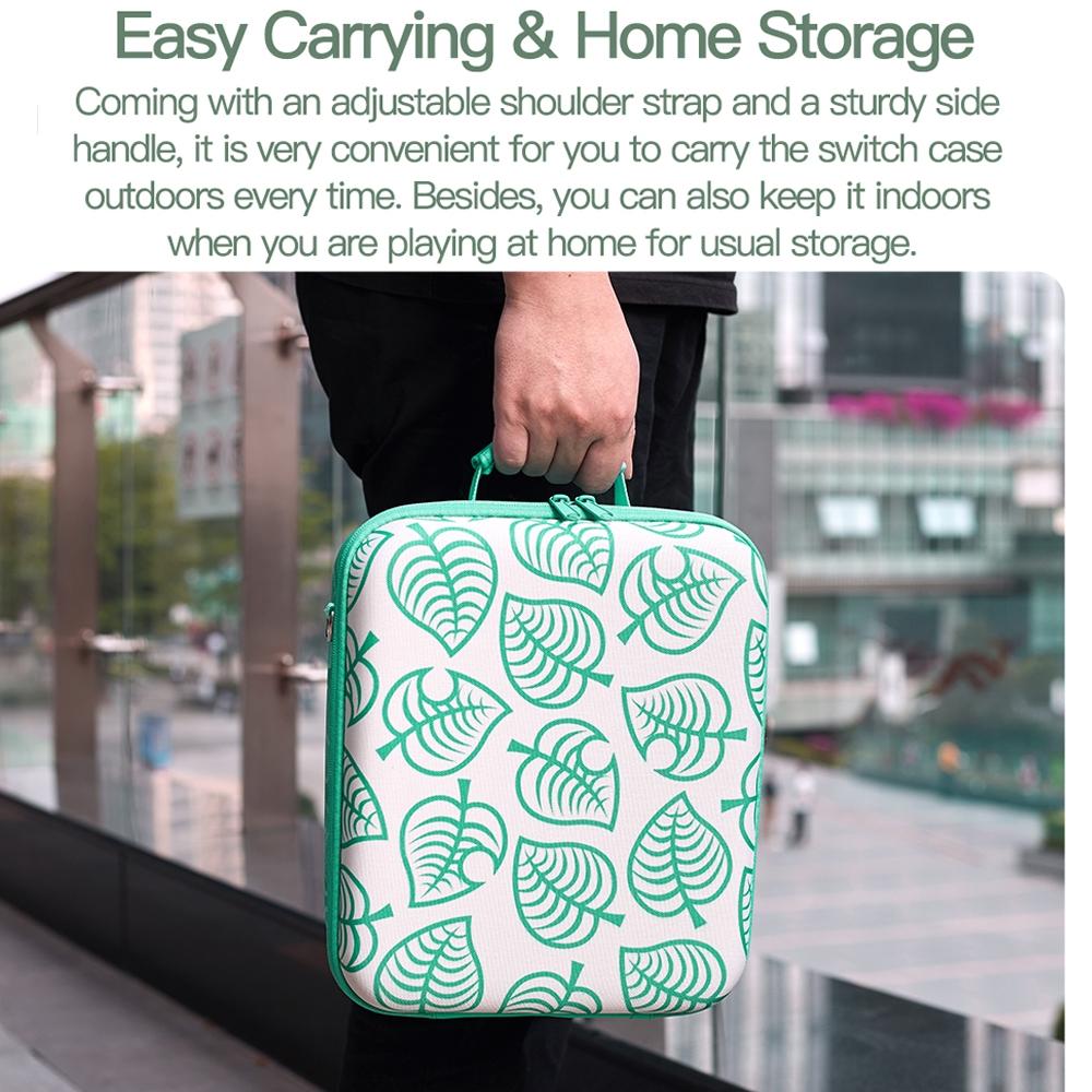 Horizontal Forest Friends Switch Game Storage Bag 7
