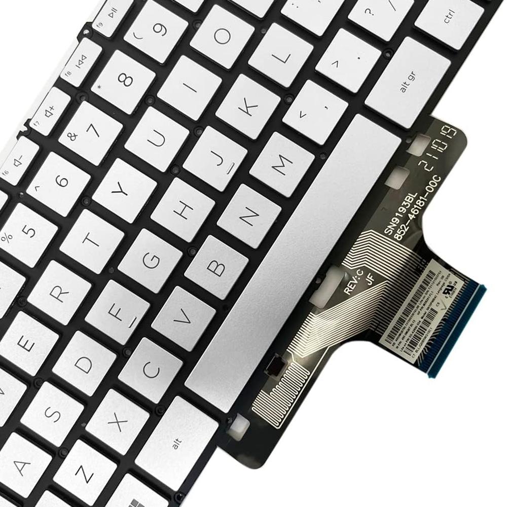 Backlit Keyboard for us Version Devices - For Hp Pavilion X360 / 14-Dw 5