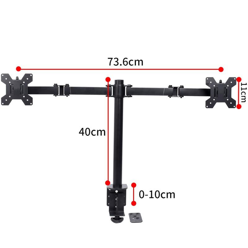 Double Screen Desktop Monitor Stand - Lifting Bracket 3
