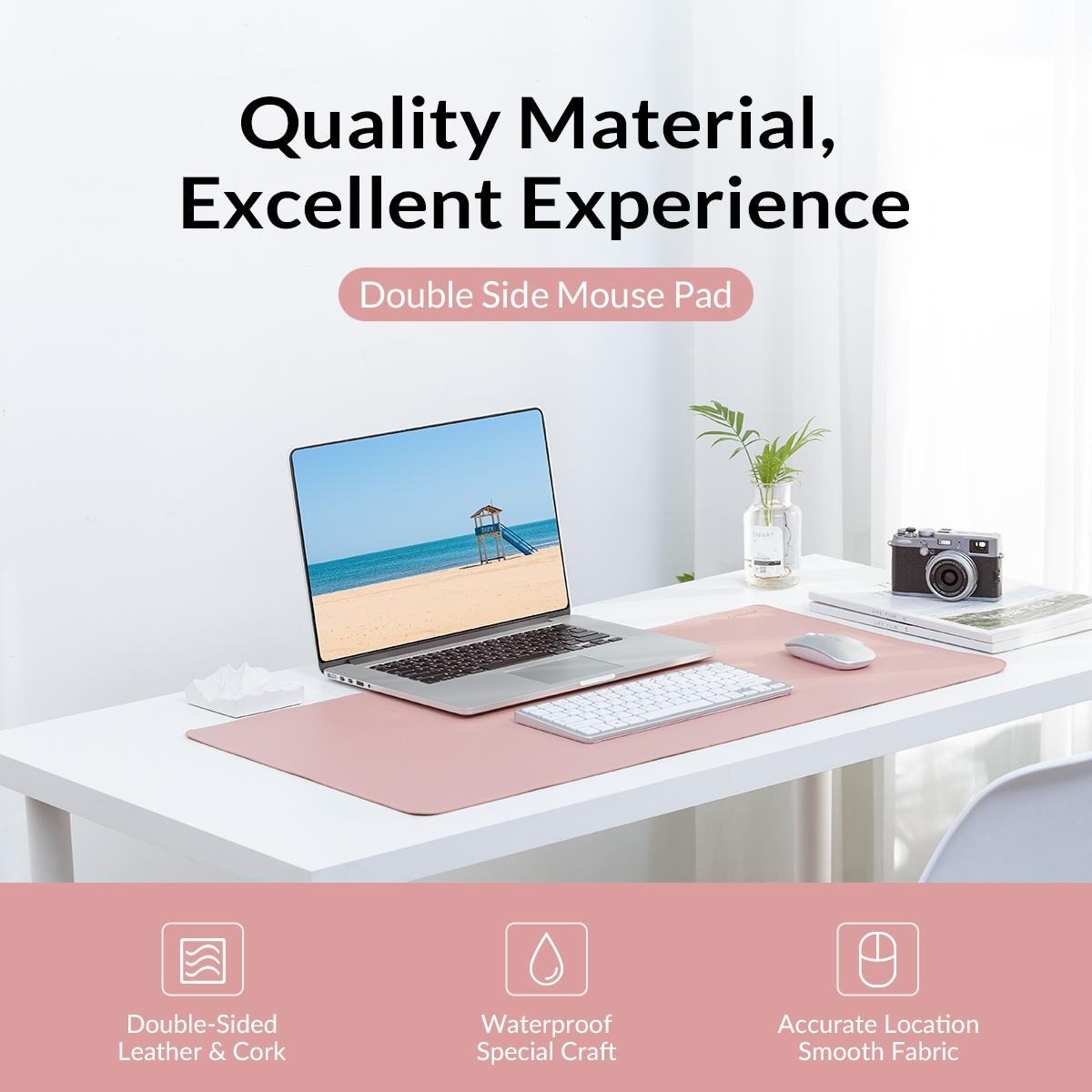 Reversible Mouse Pad 200 X 300Mm Cork & Pink 4