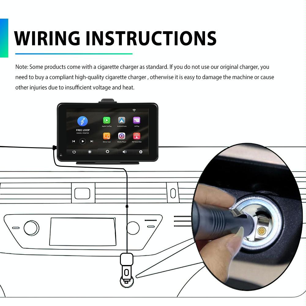 7 Inch Hd Smart Screen Carplay + Android Auto + Android - 32G 6