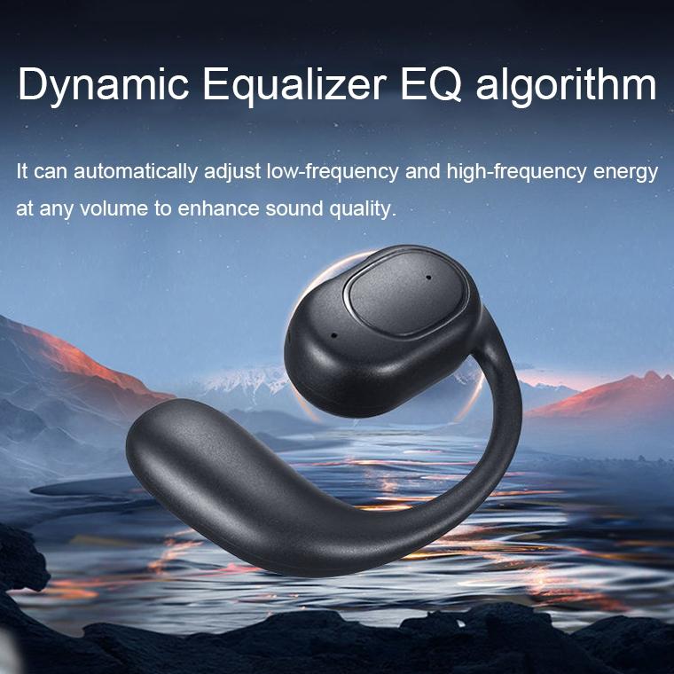 Wireless Bluetooth 5.2 Earphones with Noise Reduction Ear-mounted Design - White Without Accessories 10