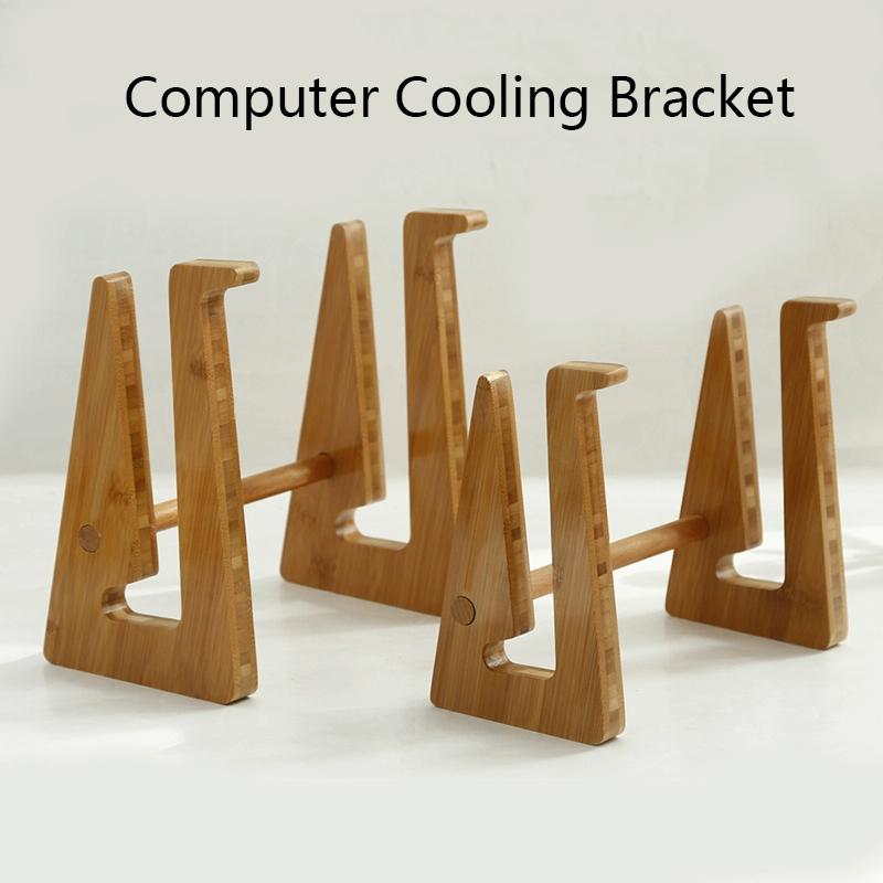 Wooden Desktop Cooling Stand for Computers and Tablets 4