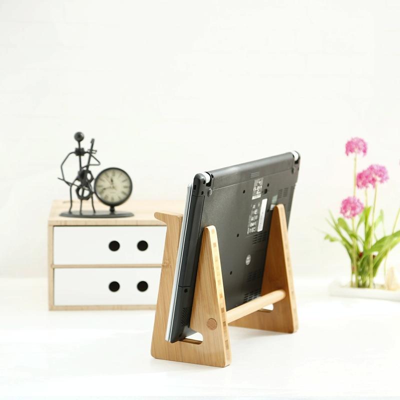 Wooden Desktop Cooling Stand for Computers and Tablets 6