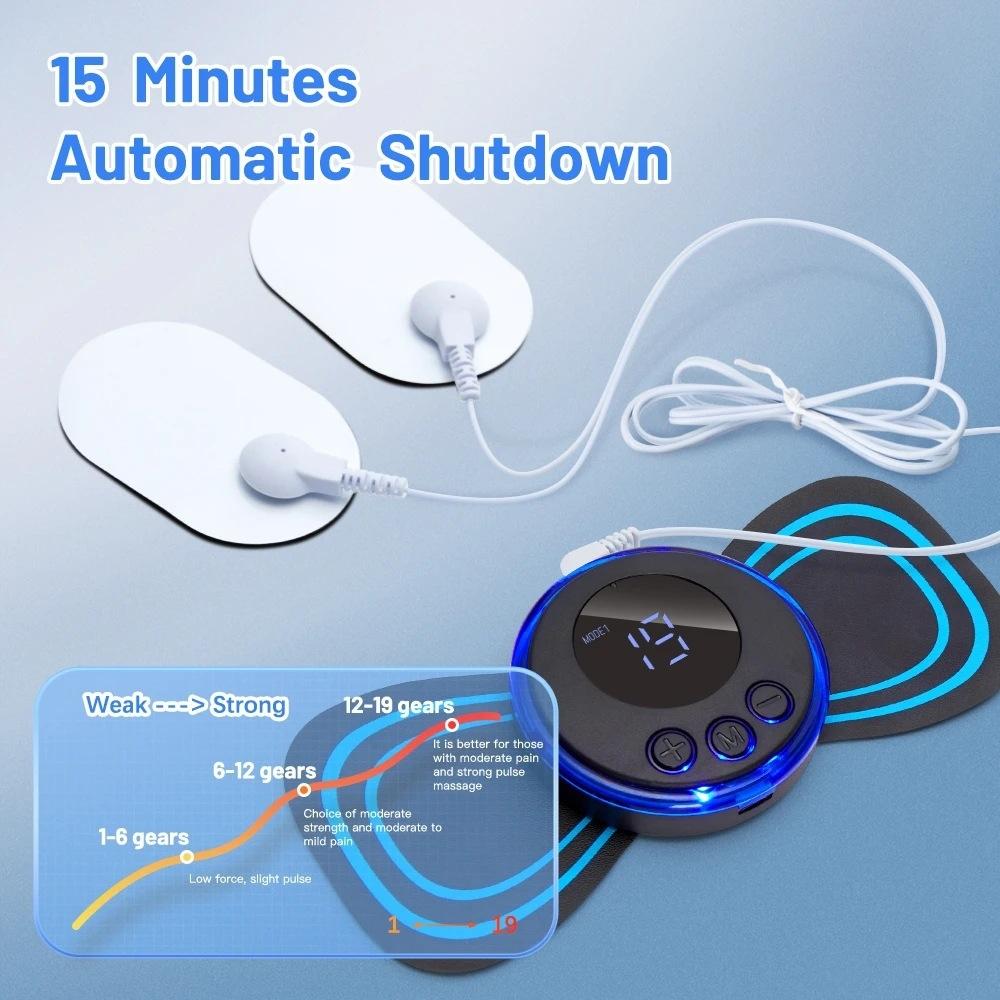 2-In-1 Remote Upgrade Jack For Sc-195B Mini Cervical Massage Stickers Ems Pulse Meridian Therapy Instrument - 4-In-1 Upgrade Jack 8