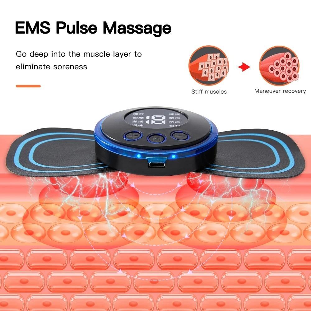 2-In-1 Remote Upgrade Jack For Sc-195B Mini Cervical Massage Stickers Ems Pulse Meridian Therapy Instrument - 4-In-1 Upgrade Jack 9