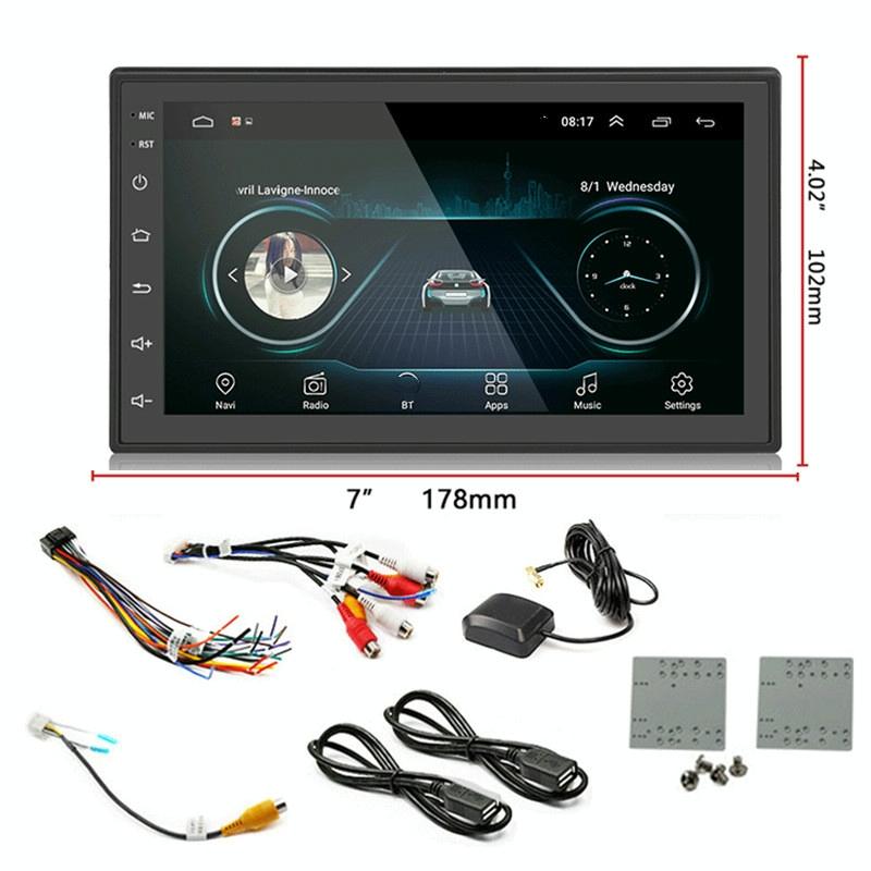 7 Inch Android Car Navigation Mp5 Player With Gps Bluetooth And Camera - Universal Fit 6