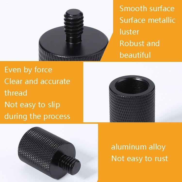 2-Pack Microphone Screw Adapters F10 5 / 8-27 Female To 3 / 8 Male 5