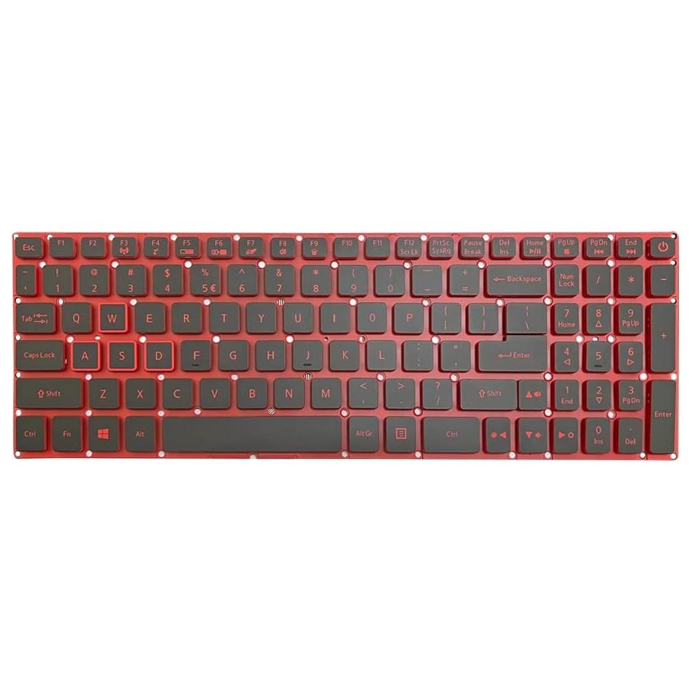 Red Backlit Laptop Keyboard - us Version - For Acer Nitro 5 An515-43 3