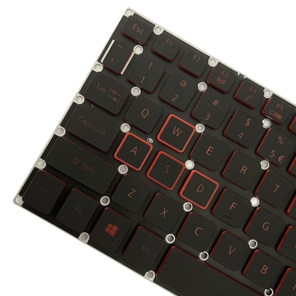 Red Backlit Laptop Keyboard - us Version - For Acer Nitro 5 An515-43 9