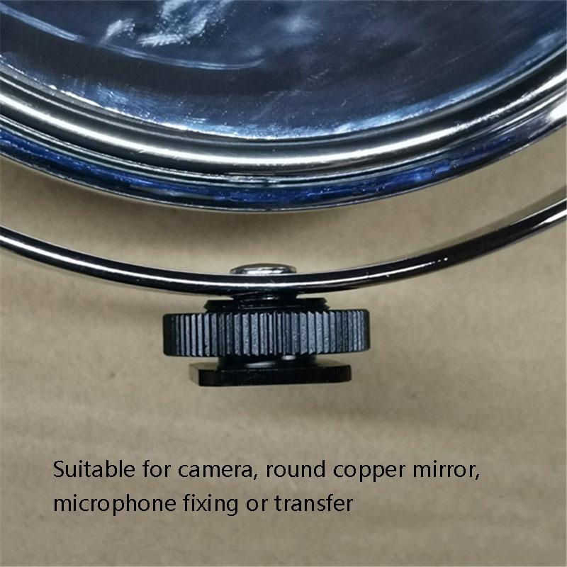 2-Pack Aluminum Hot Shoe Adapter 5 / 8 Male To M6 Female 6