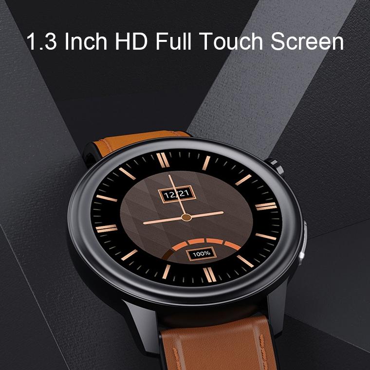 1.3 Inch Blue Silicone Heart Rate Smart Watch 5
