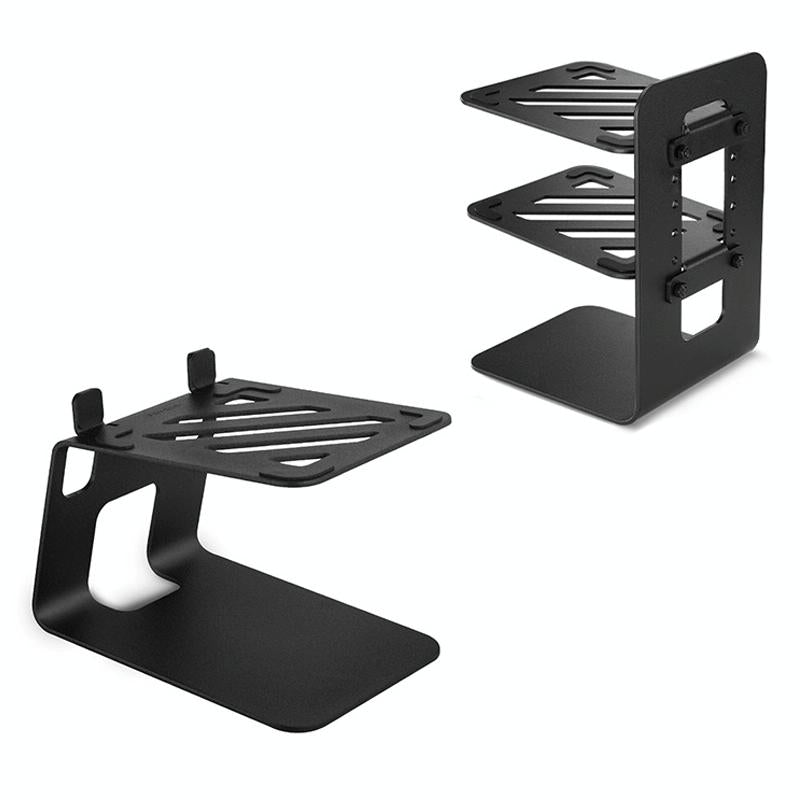 Double Layer Portable All-aluminum Laptop Stand with Cooling Speaker 8