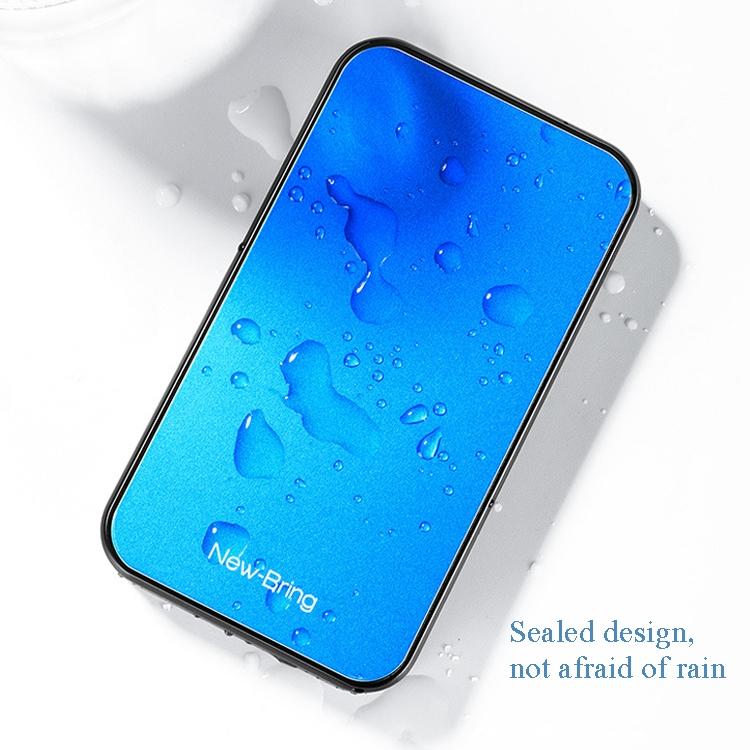 Rfid Blocking Metal Card Holder Automatic Shift Anti Theft Waterproof Blue 6