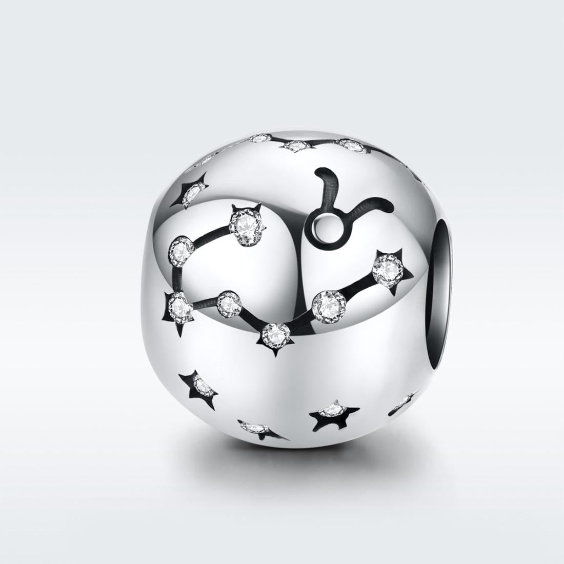 925 Sterling Silver Diy Zodiac Bracelet Beads Taurus Style - Taurus 3