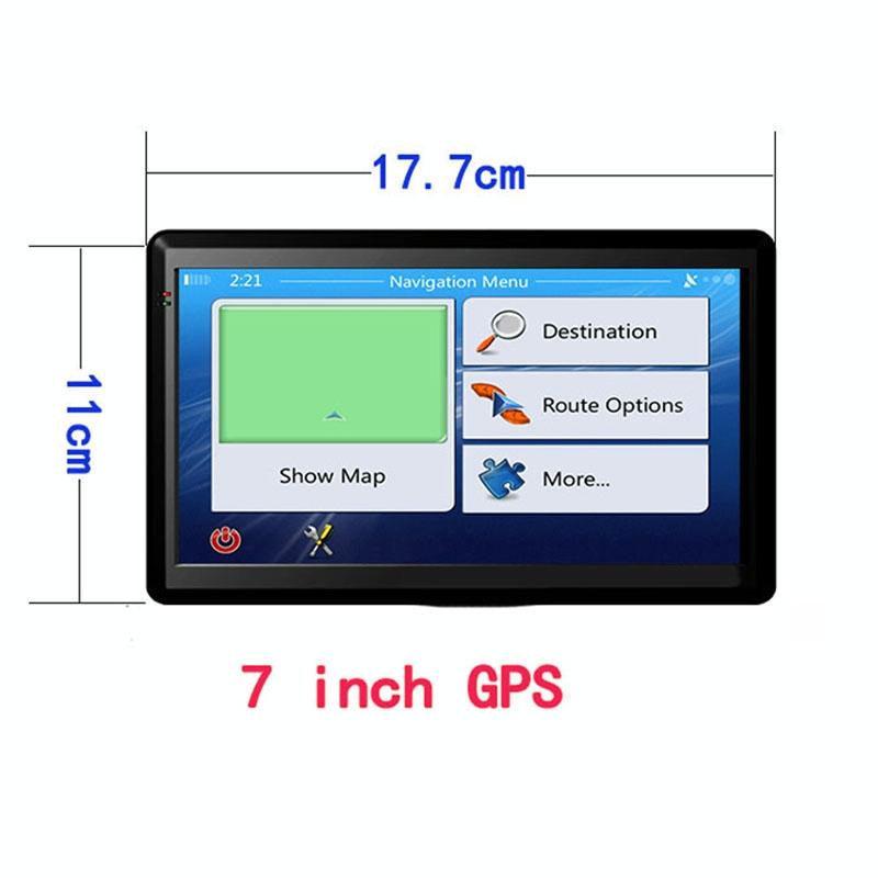 7 Inch Car Gps Navigator 8G + 256M Capacitive Screen Bluetooth Reverse Image - Australia Map 4
