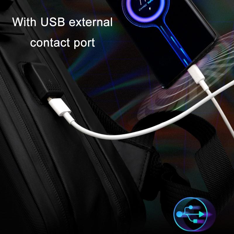 15.6 Silver Hard Shell Gaming Backpack 5