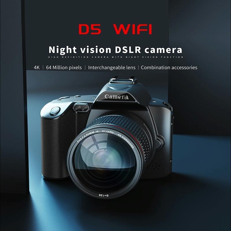 Dual-Camera Night Vision 64 Million Pixel High-Definition Wifi Digital Camera Standard & Fill Light - Standard+Fill Light 4