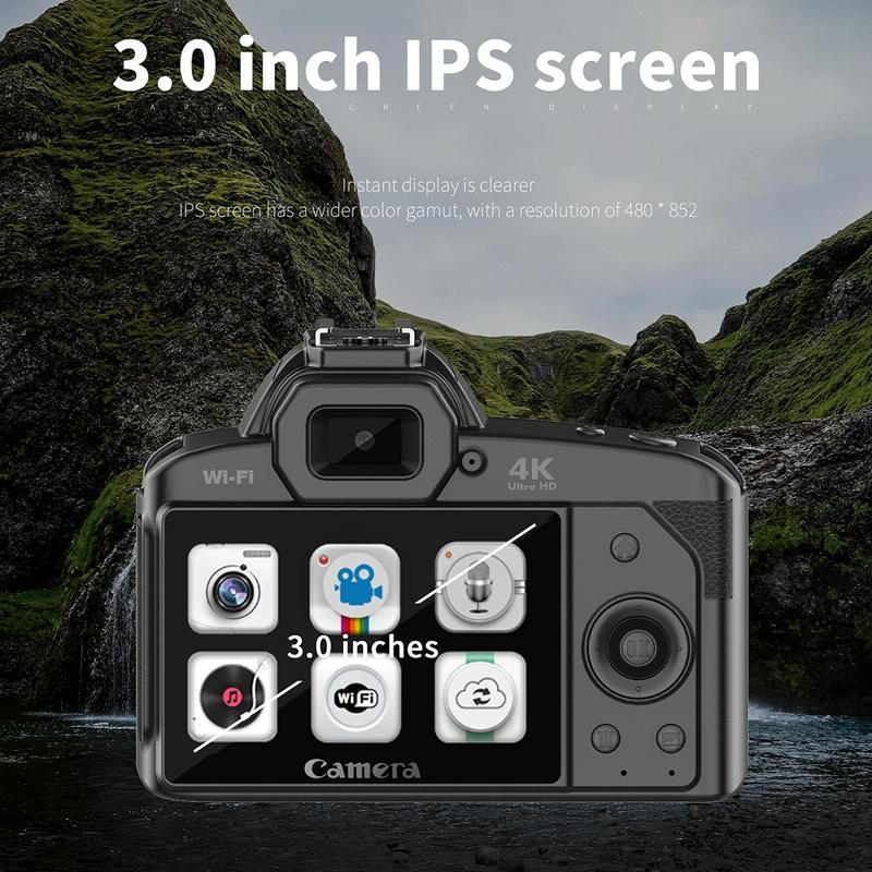 Dual-Camera Night Vision 64 Million Pixel High-Definition Wifi Digital Camera Standard & Fill Light - Standard+Fill Light 9