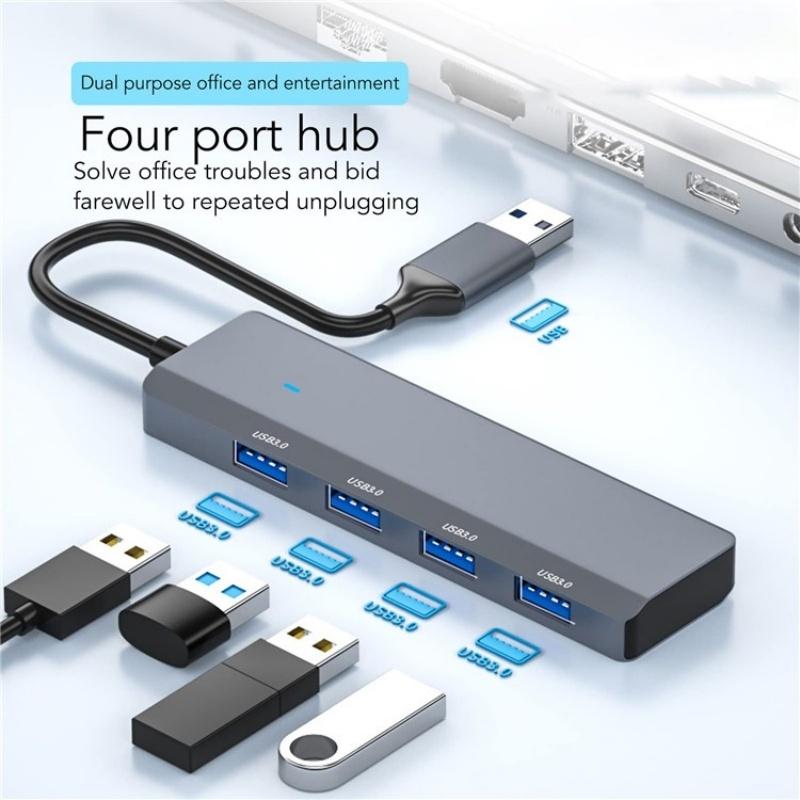 4-Port Usb3.0 Laptop Docking Station 7
