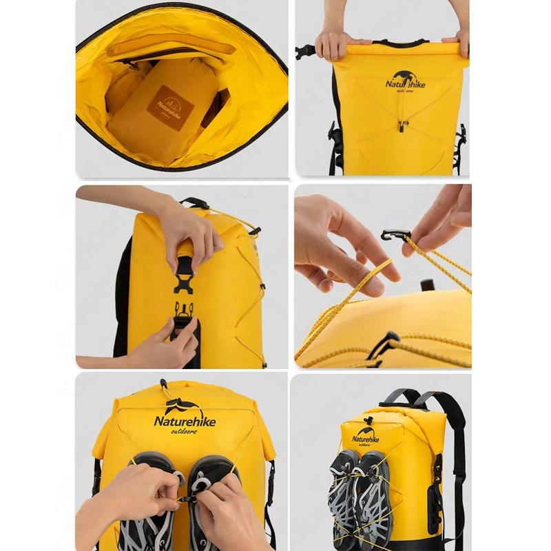 Waterproof Bag For Outdoor Water Activities 20L Khaki - 20L Yellow 9