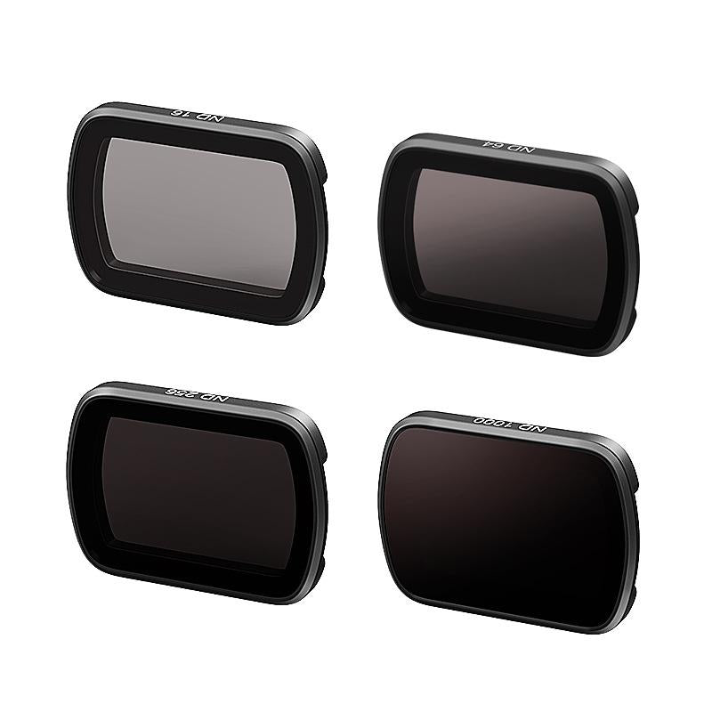 Double-sided Coated Filters for Dji Pocket 3 with Protective Goggles and Cpl Style - Nd16+Nd64+Nd256 + Cpl