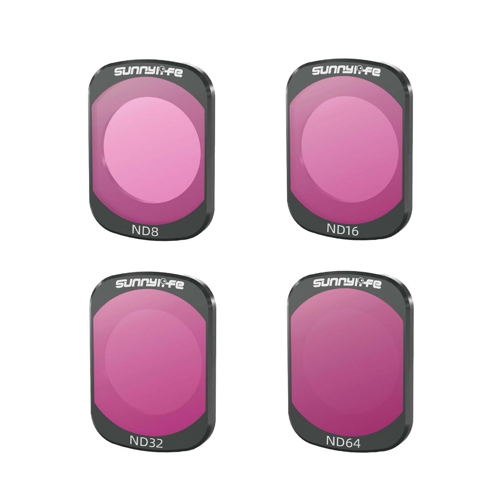 Sunnylife 3 In 1 Nd16 Camera Lens Filter For Dji Osmo Pocket No Gimbal Reset - Cpl 3