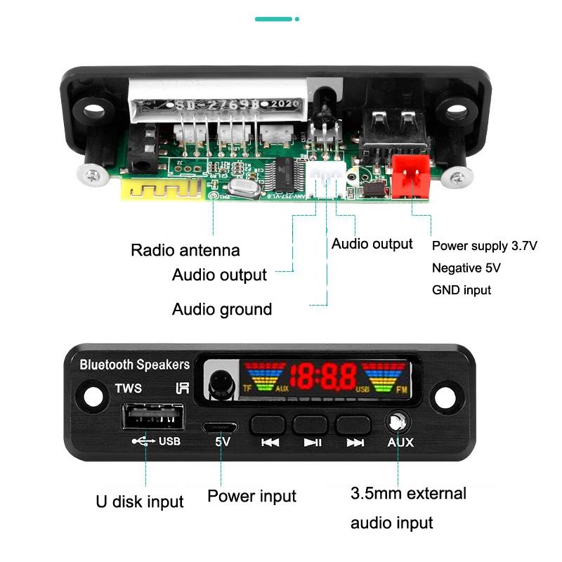 Tws Bluetooth Mp3 Decoder Board - 2 Pack 4