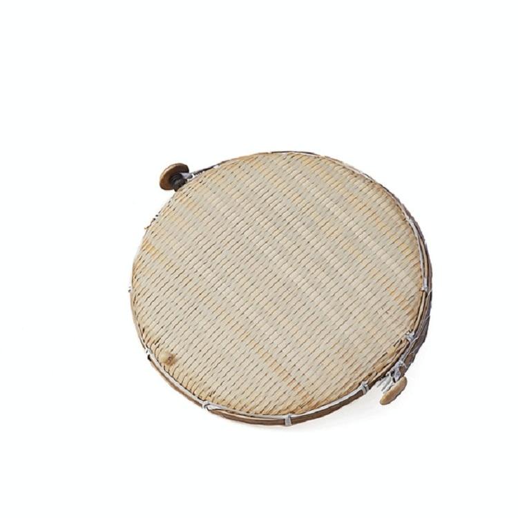 Medium Round Bamboo Woven Dustpan Basket for Household Storage - Primary Colour 36cm 5