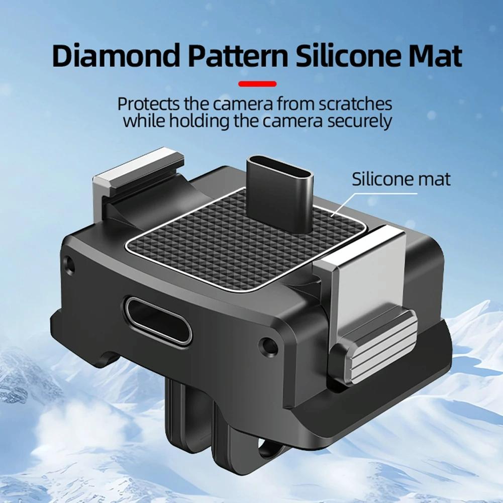 Quick Release Mount Adapter For Dji Osmo Pocket 3 Camera 1 / 4 Inch Hole - With Tripod 9