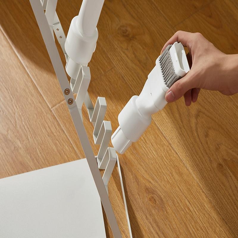Universal Non-punch Vacuum Cleaner Floor Storage Bracket for Dyson - White 5