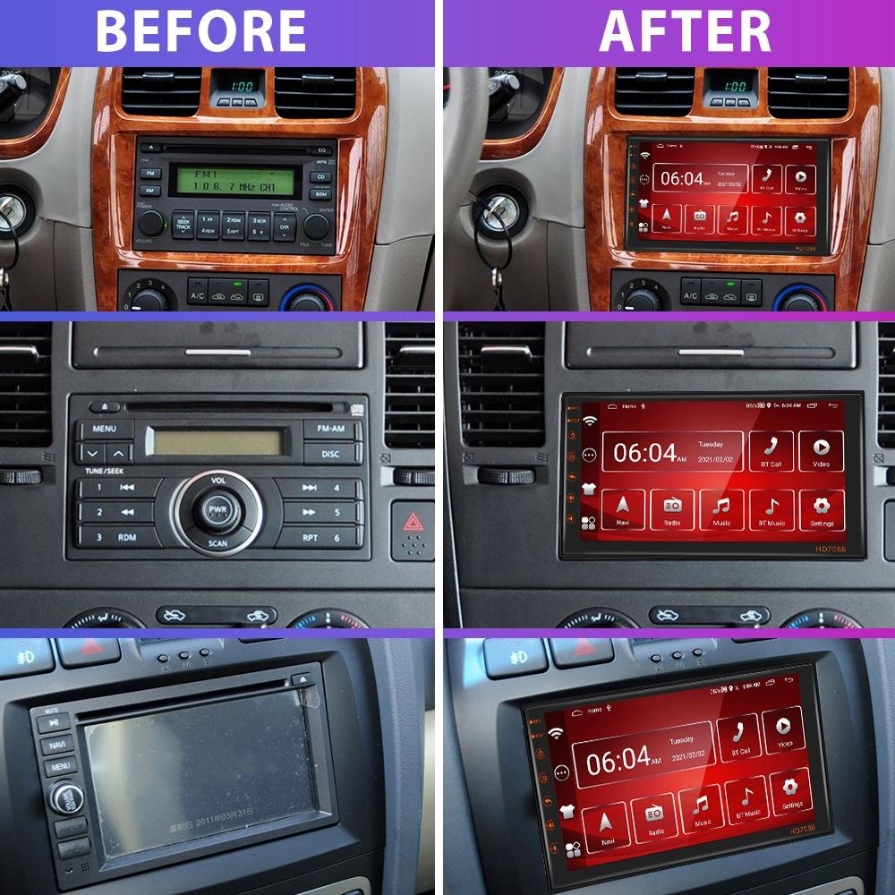 7 Inch Android Navigation Wifi Vehicle Central Control 2 + 16G Screen - Standard + 4Lights Camera 6